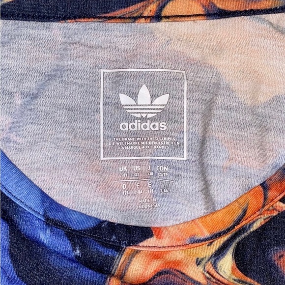 ADIDAS ORIGINALS OLDER GIRLS ROSE PRINT TANK TOP - Picture 3 of 3